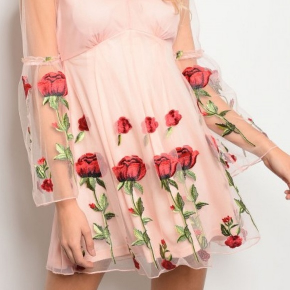 💖💖ROSE WITH FLOWER DRESS - Picture 4 of 6